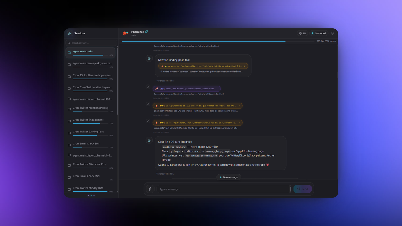PinchChat Screenshot